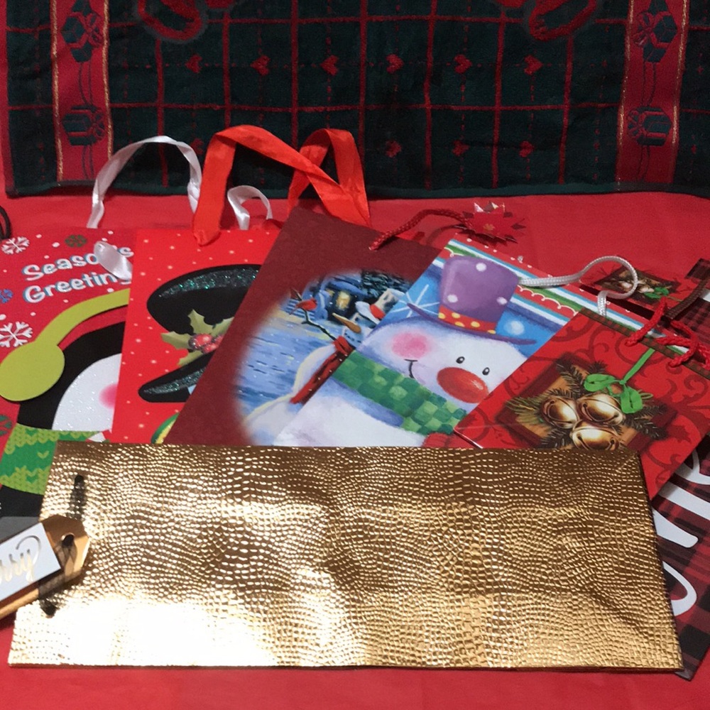Christmas Gift Bags Bundle of 8